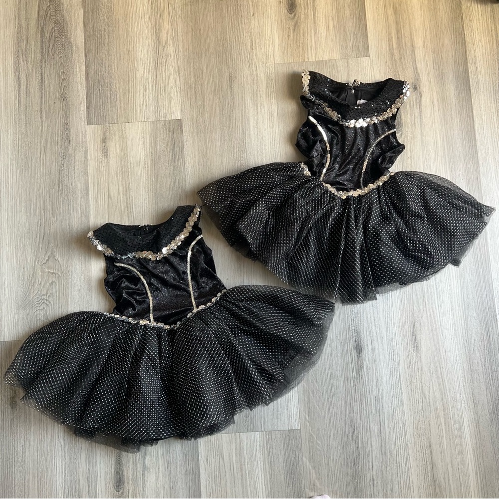 Twin Girls Wishcraft Dark Fairy Costume Size 6 Dresses